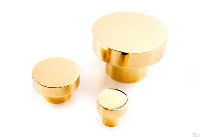 Ручка мебельная Dot 18 Polished Brass Неокрашенная