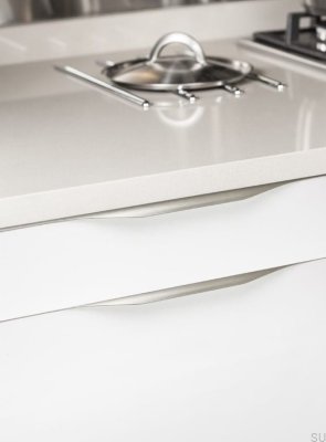 Краевая мебельная ручка Forma 0251 797 Алюминий серебристый матовый