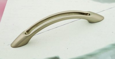 Ручка мебельная удлиненная 1026 96 Серебро матовое