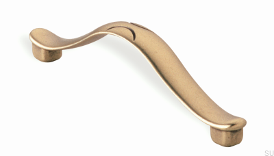 Ручка мебельная удлиненная 1197 96 Античное золото