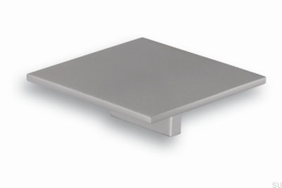 Ручка мебельная квадратная 2053 Silver Matt