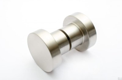 Двусторонняя дверная ручка Dot 50 из матовой нержавеющей стали