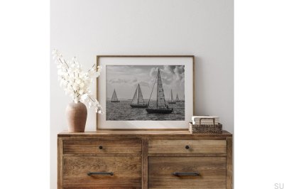 Ручка мебельная удлиненная Структура 128 Алюминий Черный Матовый