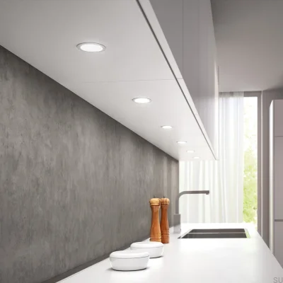 Светодиодный прожектор Atom 3000K 24V/3W Черный