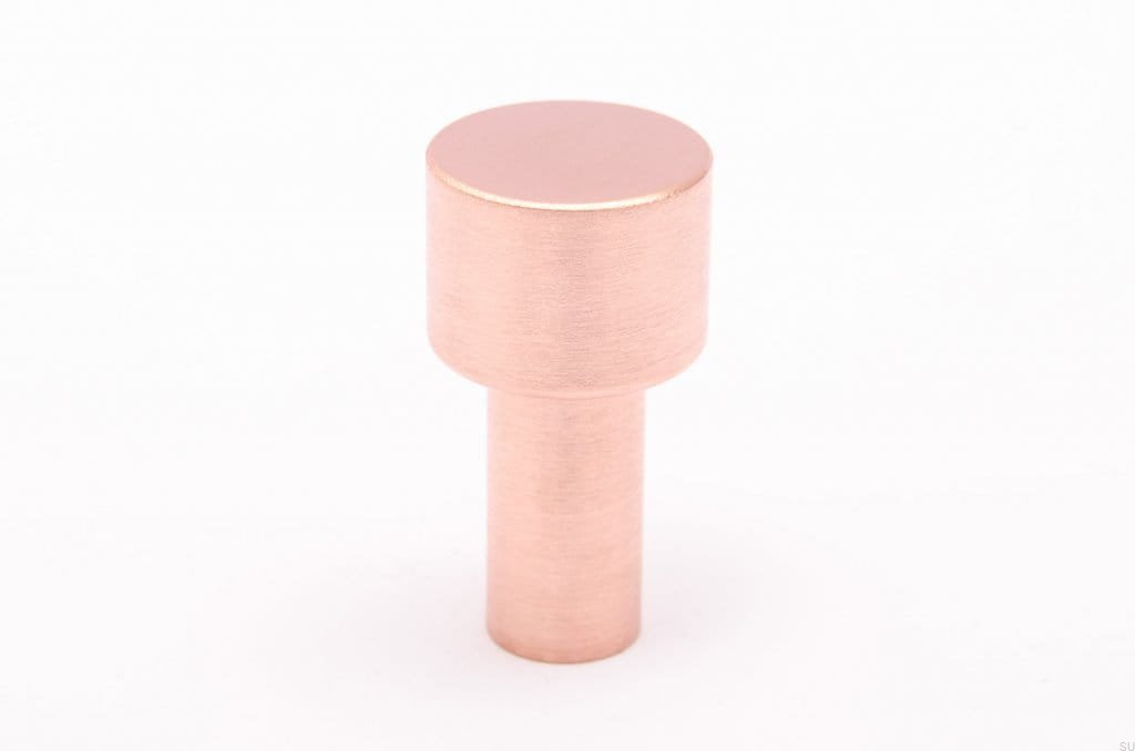 Wieszak Gałka Dot 33 miedź szczotkowana