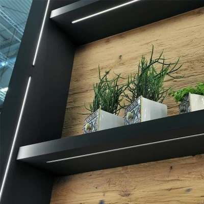 Светодиодный профиль 8112 2000 Черный