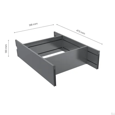 Вкладыш Flex 500 (473 мм) Темно-серый