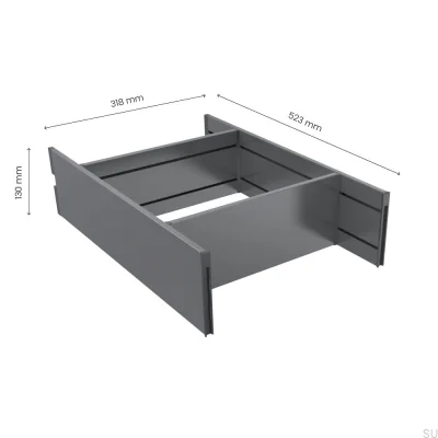 Вкладыш Flex 550 (523 мм) Темно-серый
