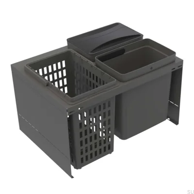 Система сортировки мусора Cube Compact 600 Eco Темно-серый