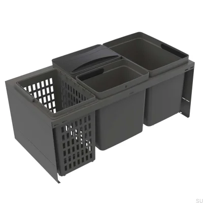 Система сортировки мусора Cube Compact 800 Eco Темно-серый