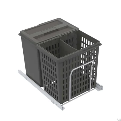 Система сортировки мусора Select Basic Eco Темно-серый
