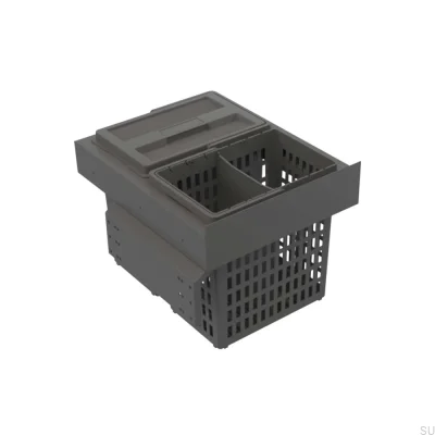 Система контейнеров для сортировки мусора Select Side 400 Eco Dark Grey
