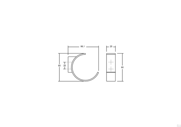 7024080ZM2M31--Wieszak-ścienny-Birdd-Zielony-Czarny-Mat-Viefe-Skandynawskie-Uchwyty_4