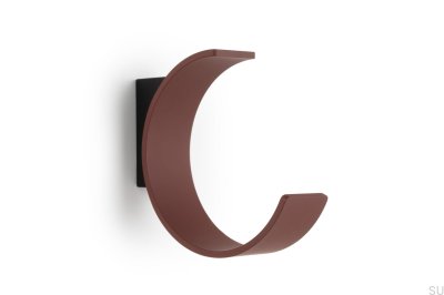 Настенная вешалка Birdd Matt Black Eco Red