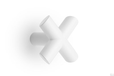 Металлическая настенная вешалка Equis Matt White Eco