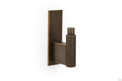 Настенная вешалка с подушкой Arpa Plate Aluminium Rustic Gold Eco