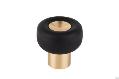 Напольный дверной стопор для детской коляски, алюминий, матовый, золотого цвета Cava