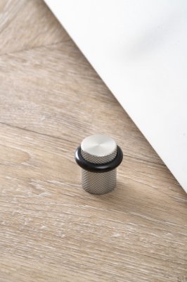 Напольный стопор для дверей Graf Aluminium Silver Brushed