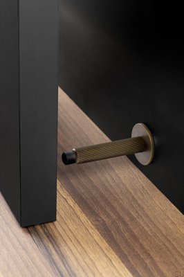 Ножка Настенный дверной стопор Arpa Aluminium Rustic Gold