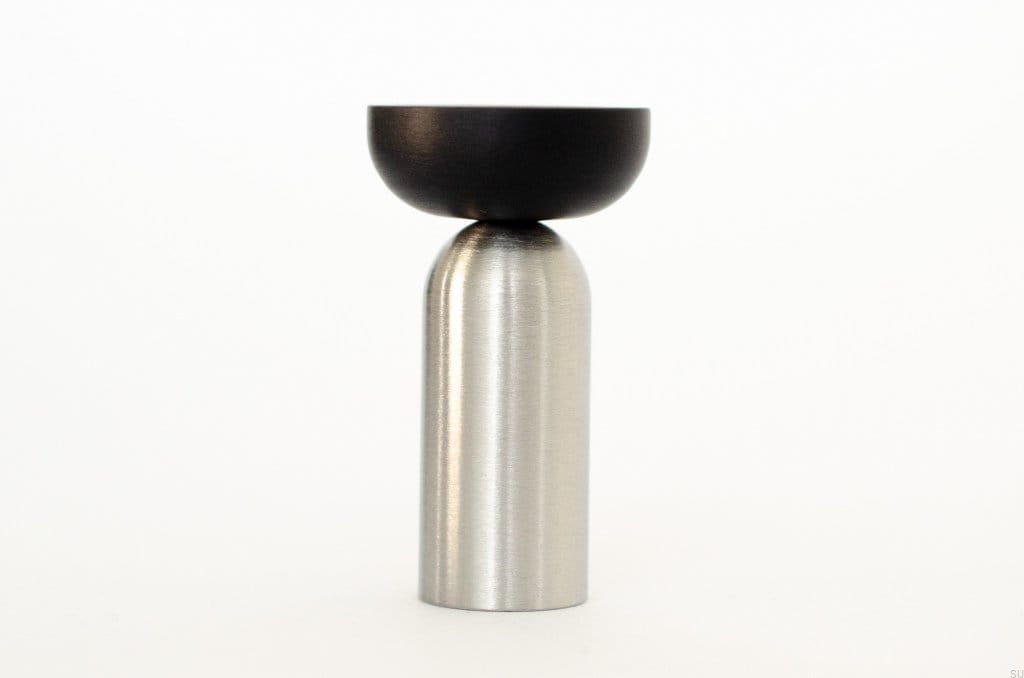 KR31RB/AS--Wieszak-ścienny-Kokeshi-3052-Stalowy-Szczotkowany-z-Czarnym-Aluminium-BB-Sweden-Skandynawskie-Uchwyty_1