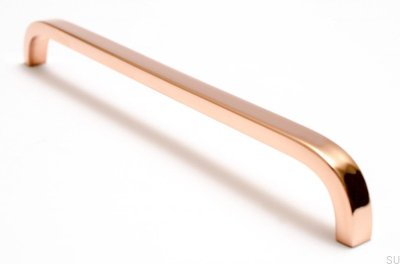 Ручка мебельная тонкая Slim 224 Polished Copper Неокрашенный