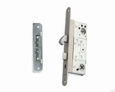 Корпус замка с засовом 69192/69008 Матовый хром Скандинавский стандарт