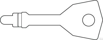 Ключ для 6414 Серебро (2 шт.)