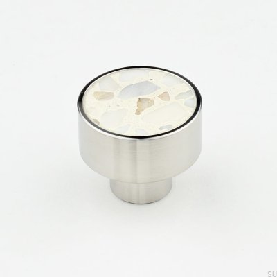 Ручка для мебели Marbelo M Steel White Marianna