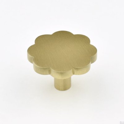 Мебельная ручка Marbelo 08, матовая латунь, нелакированная