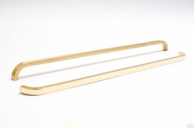 Мебельная ручка Slim 432 Gold Brass Brushed Неокрашенная