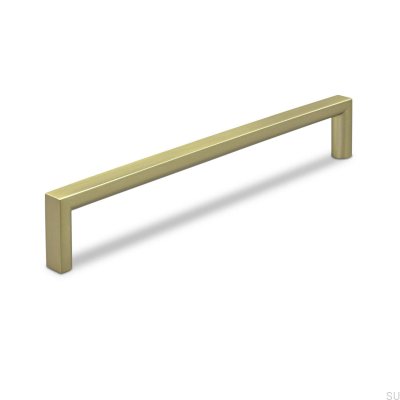 Ручка мебельная продолговатая Calabro 160 Brushed Gold