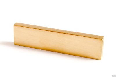 Ручка мебельная Clean Cut 64 золотая латунь матовая неокрашенная