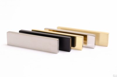 Ручка мебельная Clean Cut 64 золотая латунь матовая неокрашенная