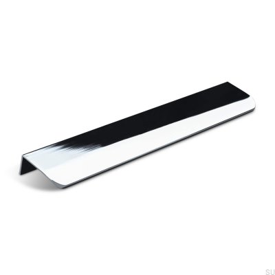 Мебельная ручка Poppi 232 Edge, полированный хром