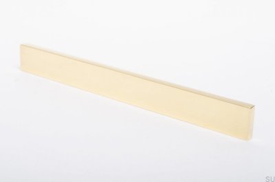 Ручка мебельная Clean Cut 128 Gold Brass Polished Неокрашенная