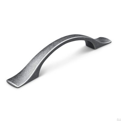 Grosetto 96 продолговатая мебельная ручка Antique Tin