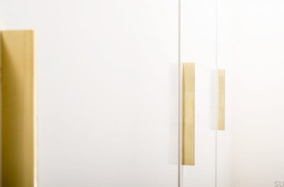 Ручка мебельная Clean Cut 224 Gold Brass Brushed Неокрашенная