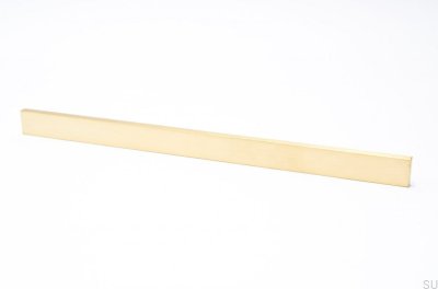 Ручка мебельная Clean Cut 224 Gold Brass Brushed Неокрашенная