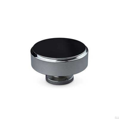 Мебельная ручка Lonato Stripe 50, полированный хром