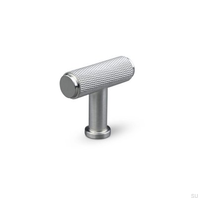 Т-образная ручка Salo Ruta Metal Furniture Knob Brushed Silver