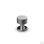 10200244SP--Gałka-meblowa-Sassari-Stripe-25-Srebrna-Szczotkowana-Theofils-Uchwyty-Skandynawskie_1