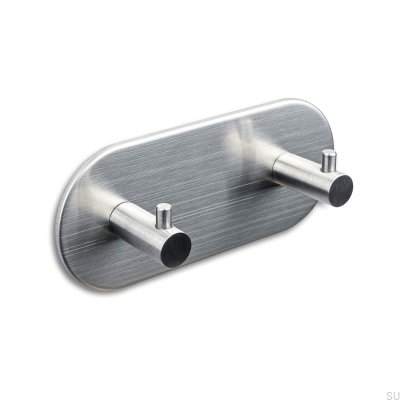 Настенная вешалка Tours 120-2, матовое серебро