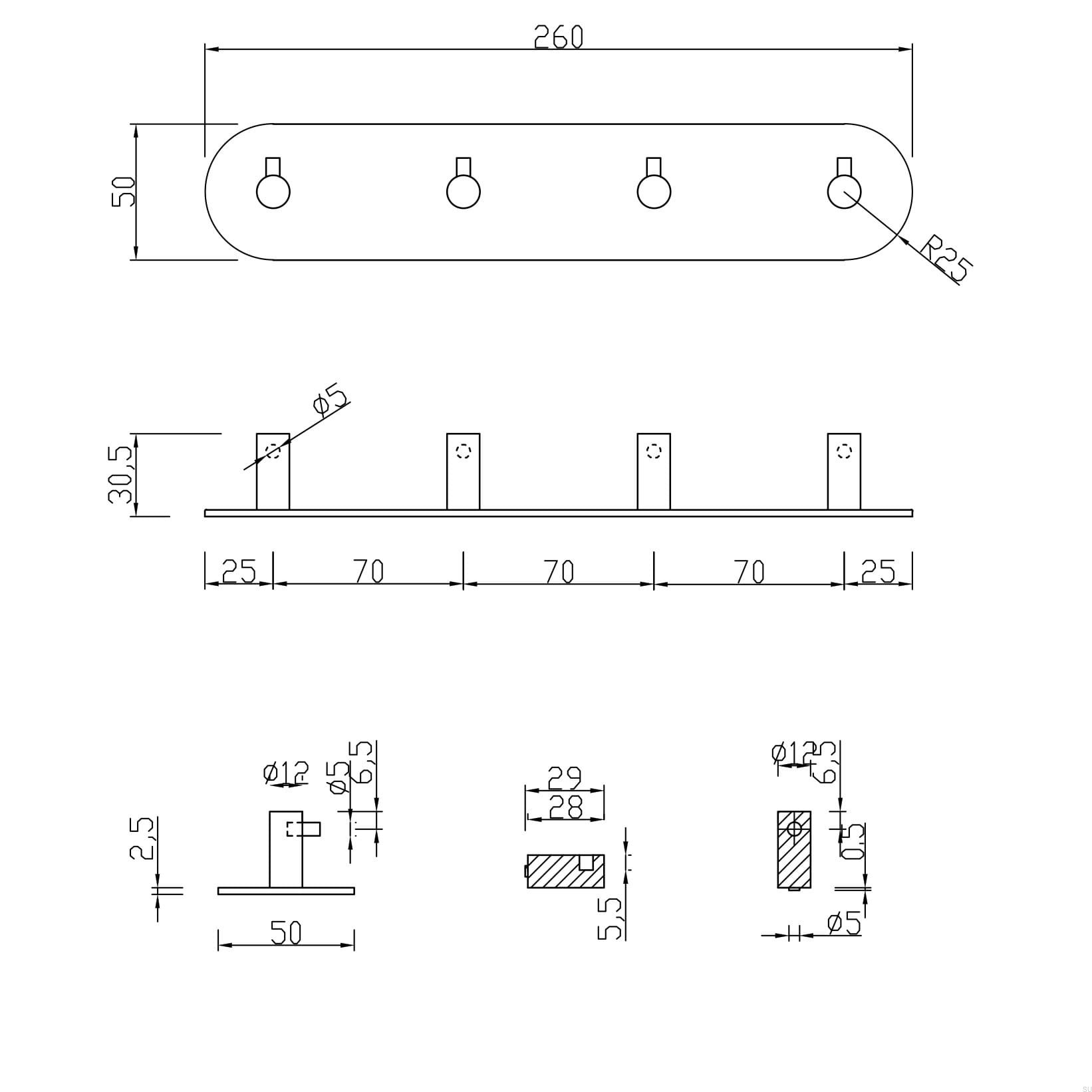 17000057--Wieszak-ścienny-Tours-260-4-Metalowy-Czarny-Ma-Theofiles-Skandynawskie-Uchwyty_2
