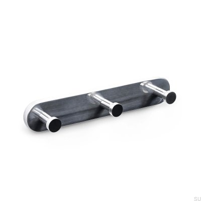 Настенная вешалка Dijon 225-3, полированный хром