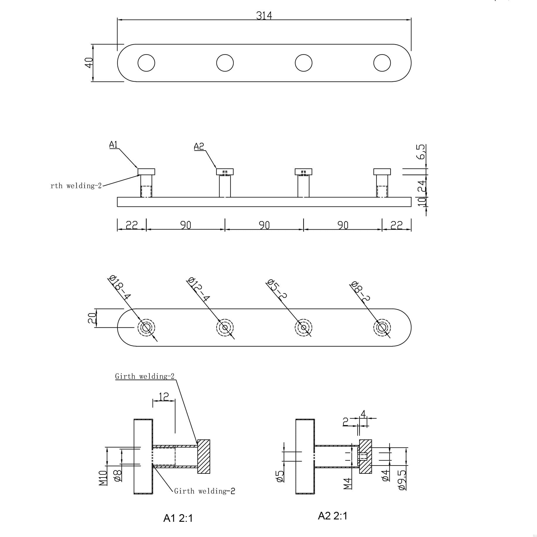 17000077--Wieszak-ścienny-Dijon-314-4-Metalowy-Czarny-Mat-Theofiles-Skandynawskie-Uchwyty_2
