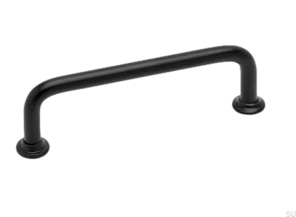 Uchwyt meblowy podłużny 1353 czarny metalowy od Beslag Design