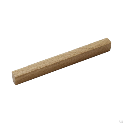 Ручка мебельная удлиненная A16 128 Дуб деревянный