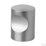 Zdjęcie produktowe gałki SS-F metalowej srebrnej