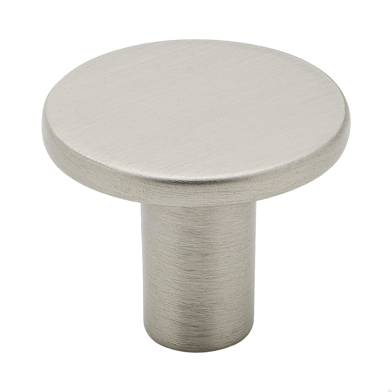 Zdjęcie produktowe gałki Lund metalowej srebrnej