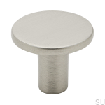 Zdjęcie produktowe gałki Lund metalowej srebrnej